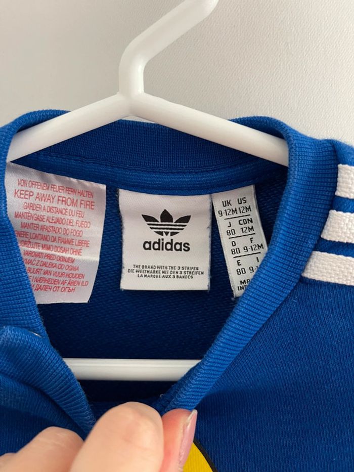 Sweat adidas 9/12 mois - photo numéro 3