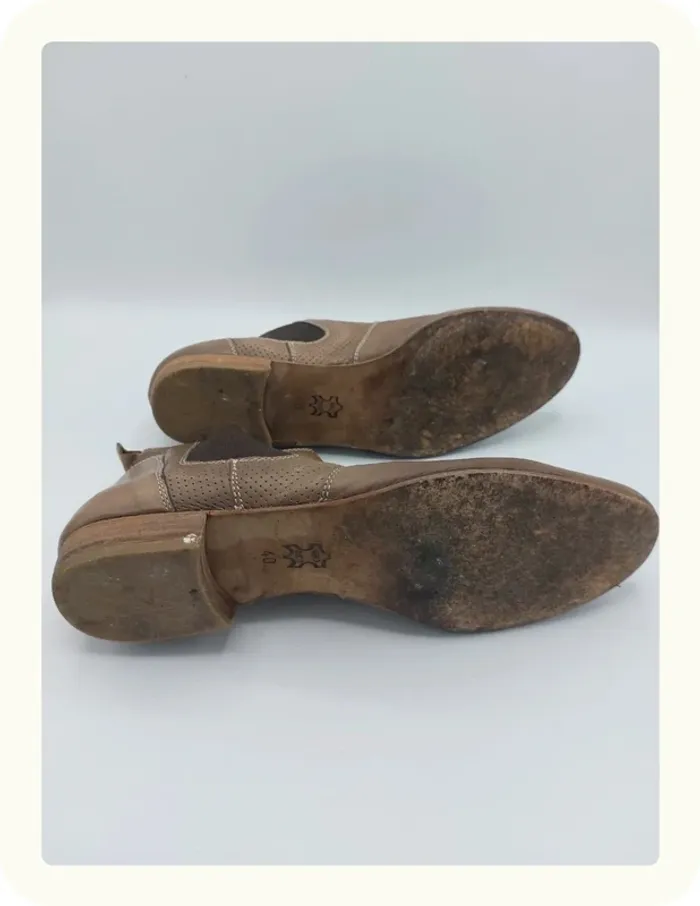 Bottines boots cuir femme Triver flight - photo numéro 6