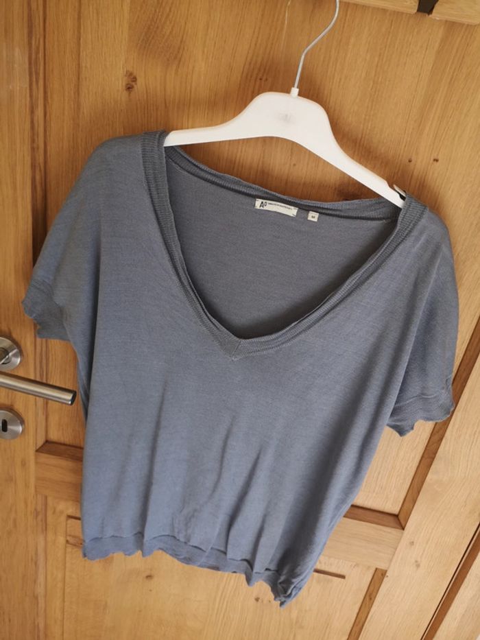 T-shirt American Outfillers en gris bleu M - photo numéro 7