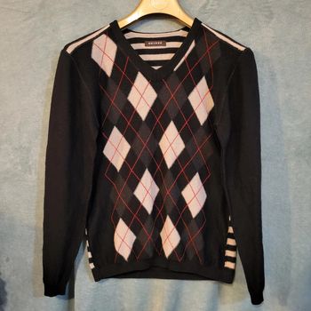 Pull Léger en Laine Merinos - Col en V 🧥 Devred - Taille M