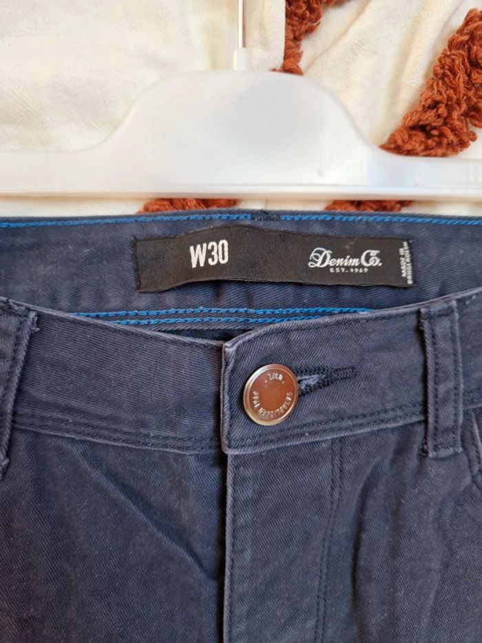 Short jean bleu - photo numéro 2