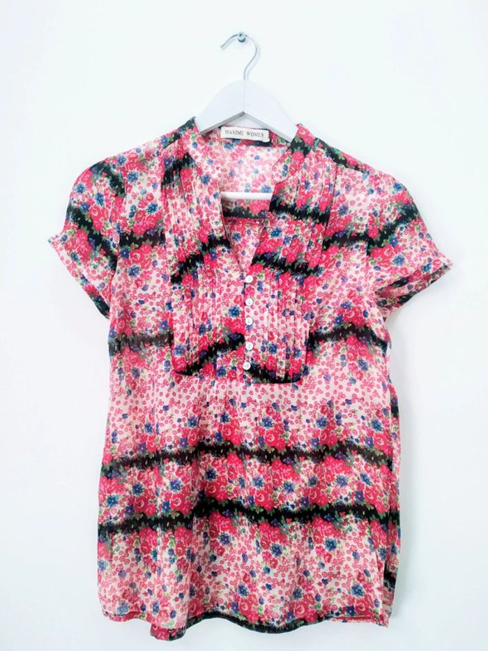 Blouse fleurie Masimu Women t36/38 - photo numéro 2