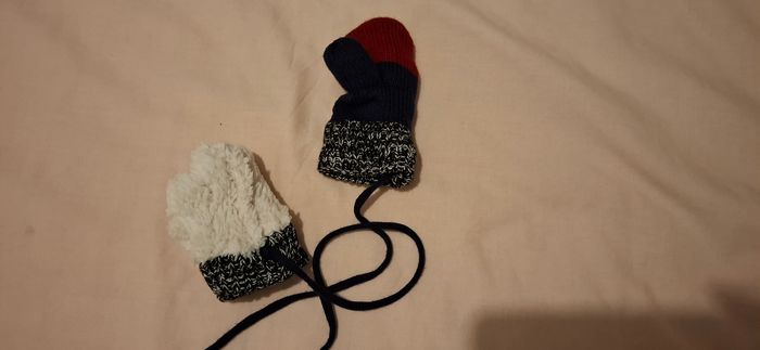 Moufles tricolores en maille Taille unique - Sergent Major - photo numéro 5