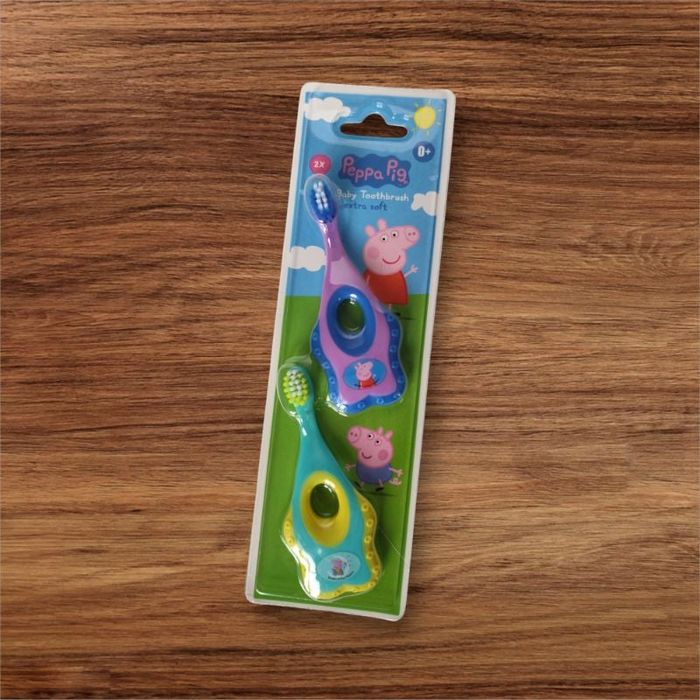 Lot de 2 brosses à dents Peppa Pig
