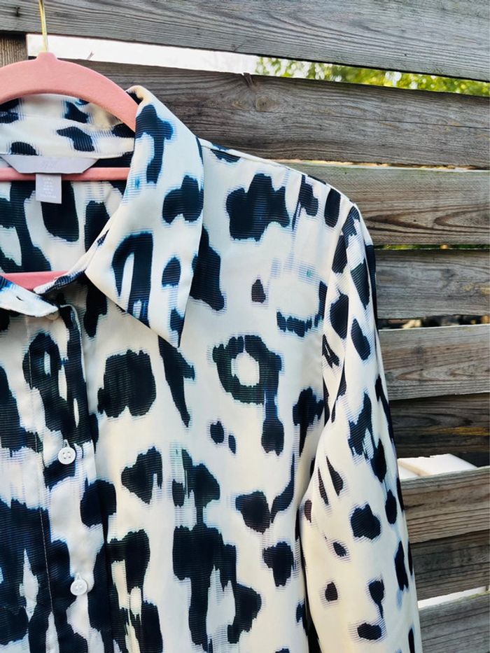 Chemiser fluide à motifs - Taille L - photo numéro 7