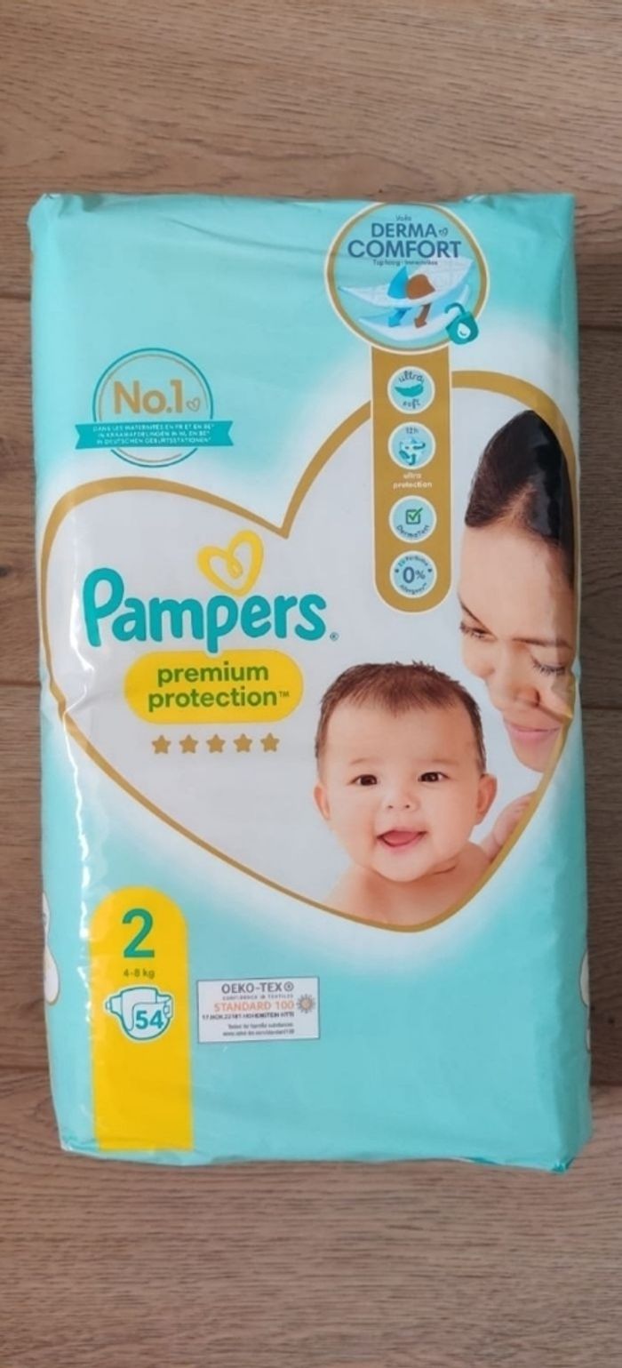 Couches Pampers Protection Premium taille 2