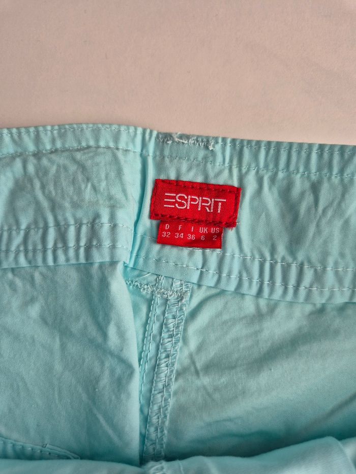 Short bleu turquoise Esprit taille 34 - photo numéro 3