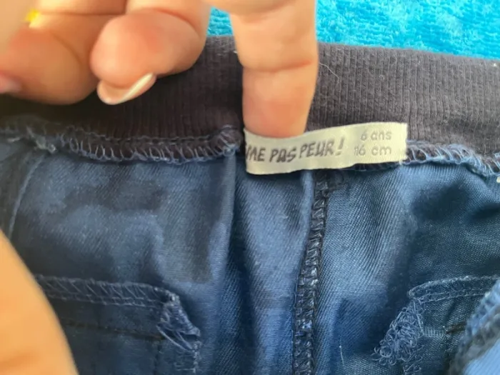 Bermuda taille 6 ans même pas peur - photo numéro 3