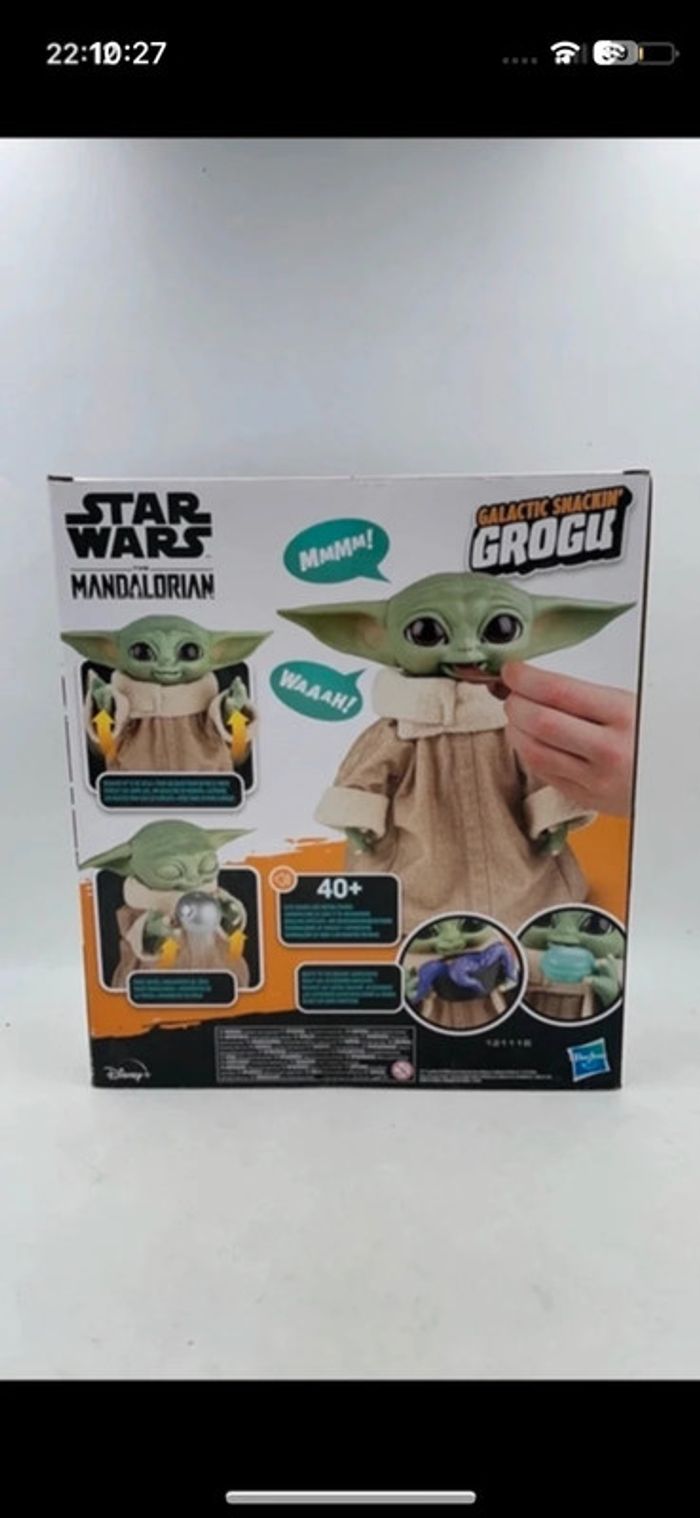 Figurine électronique Star Wars Galactic Snackin Grogu 23 cm Hasbro - photo numéro 2