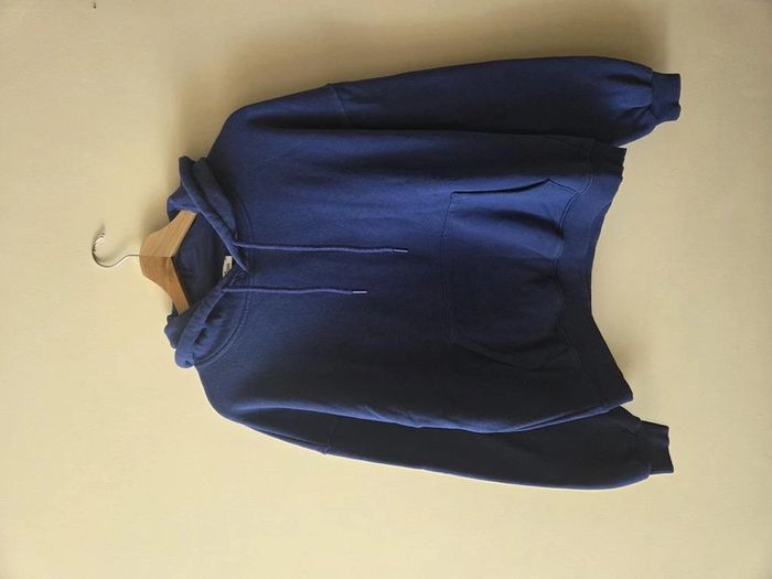 sweat à capuche Jennyfer bleu taille M - photo numéro 3