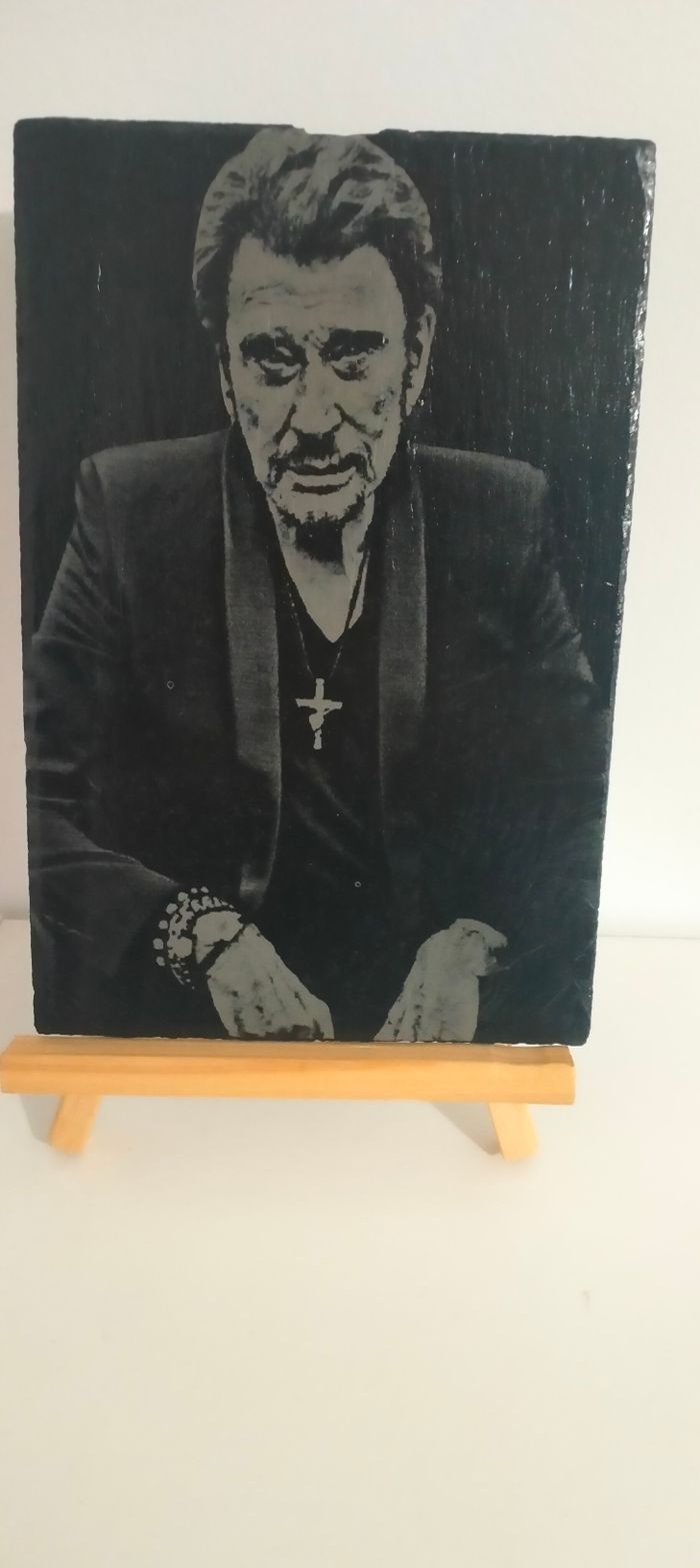 Ardoise Johnny Hallyday
