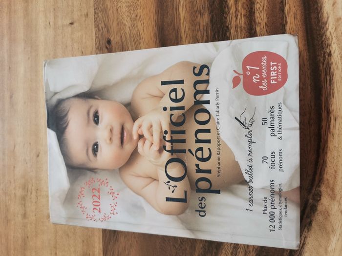 L'officiel des prénoms 2022
