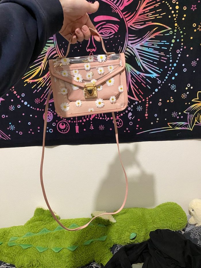 Sac à bandoulière fleur