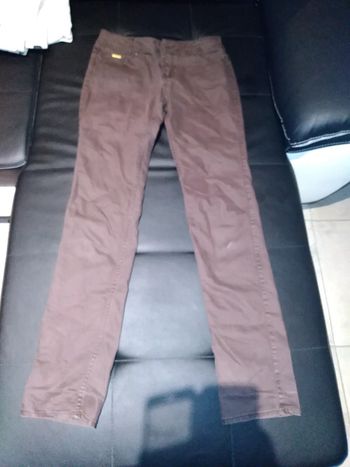 Pantalon femme marron 38