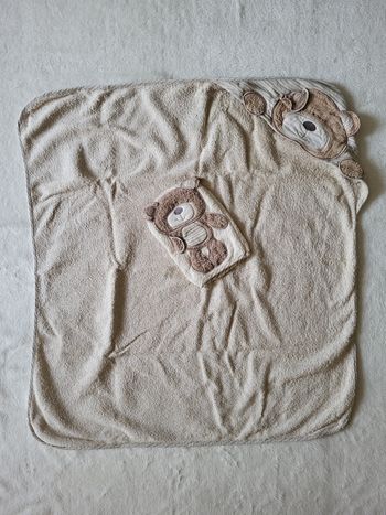 Cape de bain avec gant