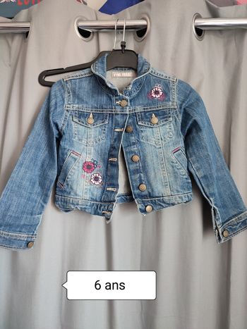 Veste en jean courte