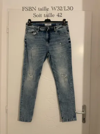 jean fsbn déchiré taille w32/l30 (42) 👖
