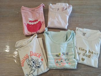 Lot tee shirt été 24 mois 👧