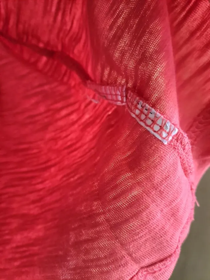 DON sur demande T-shirt rouge ML garçon U essentiel 10 ans 2 minis accrocs - photo numéro 5