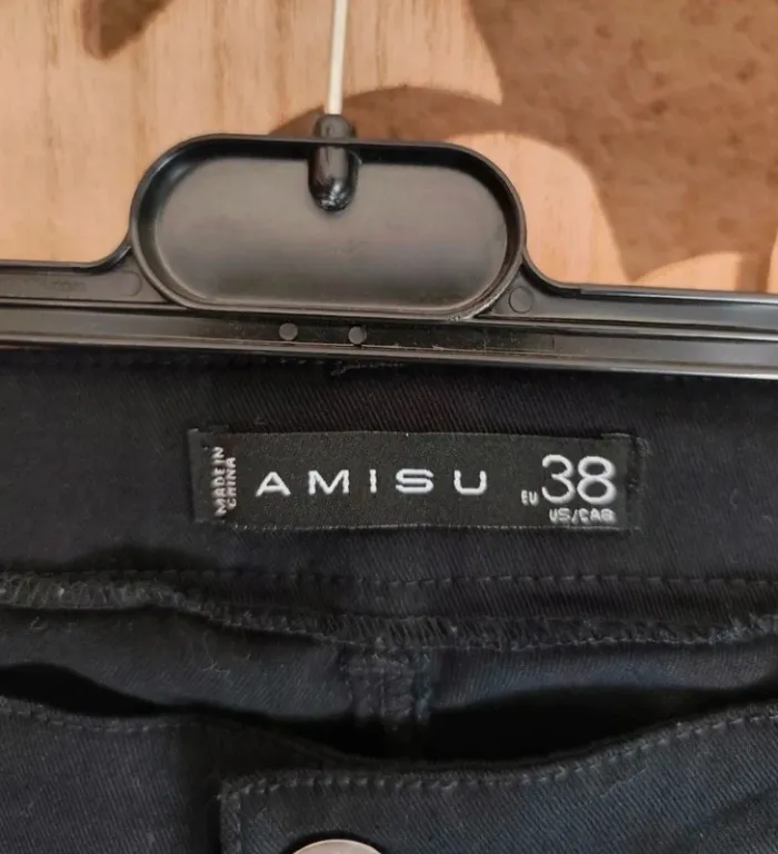 Short en jean à revers T 38 Amisu - photo numéro 5