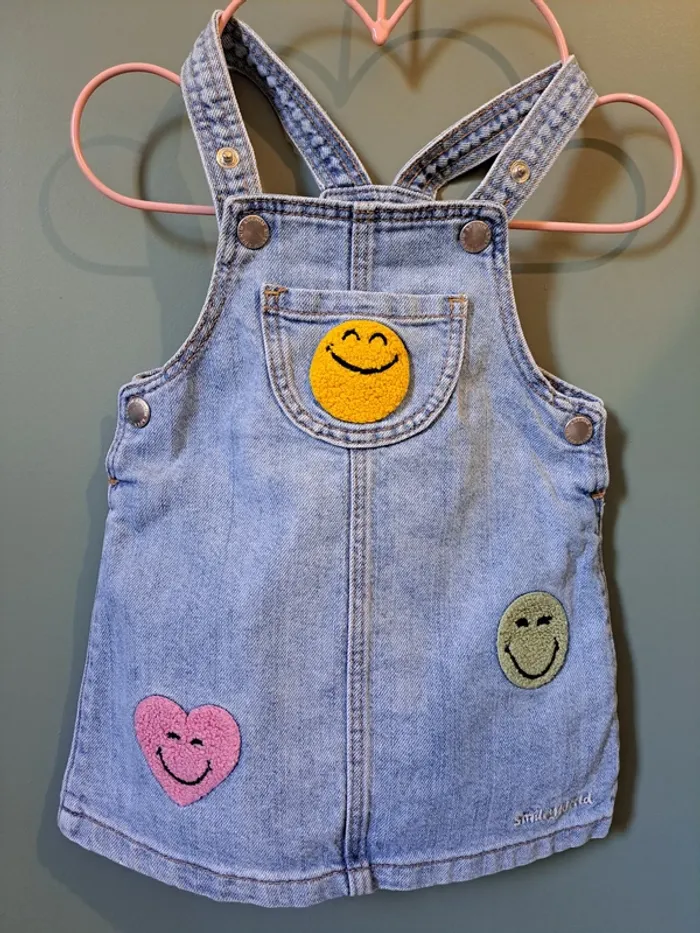 Salopette robe - H&m X Smiley World - 6 mois - photo numéro 2