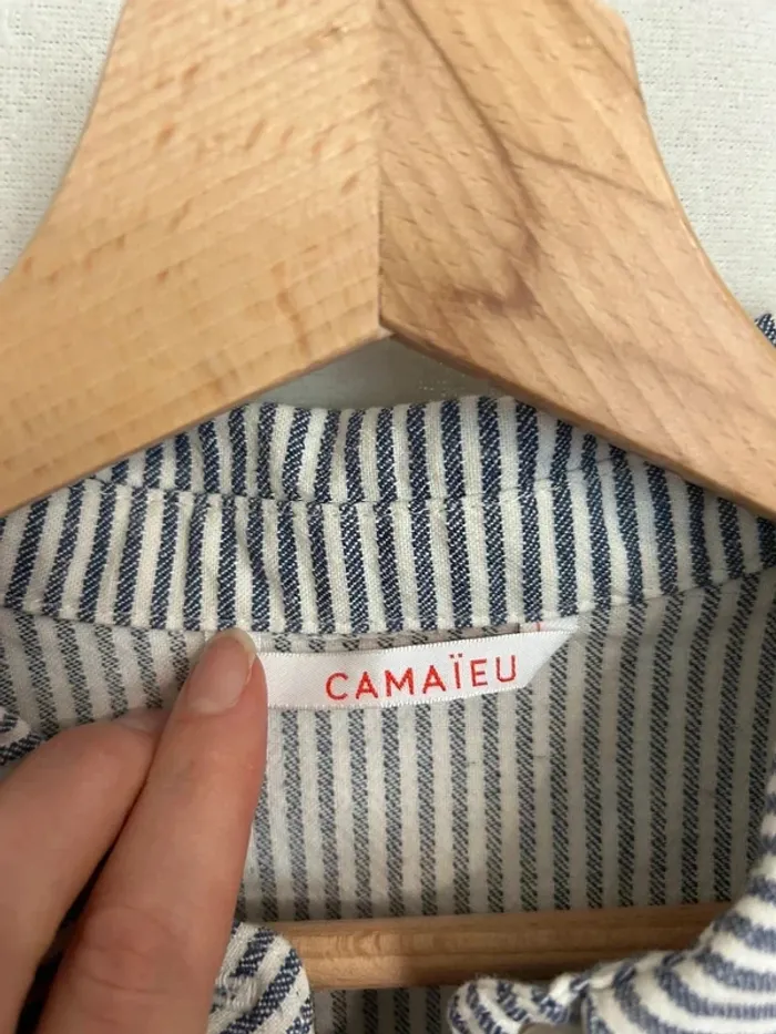 Combi short camaïeu rayée - photo numéro 2