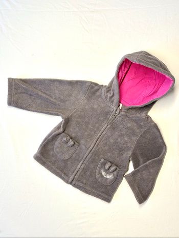 Veste polaire à capuche – Orchestra - Taille 9 mois