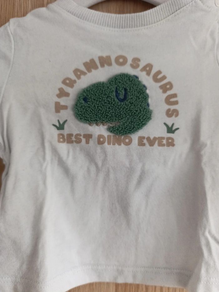 Tee shirt dino 1 mois - photo numéro 2