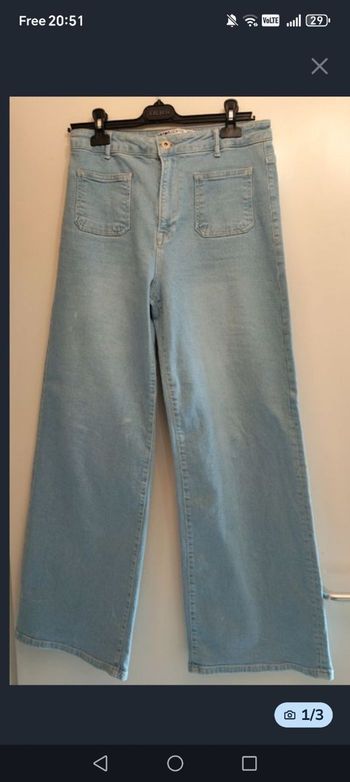 Jean large taille 40 femme 