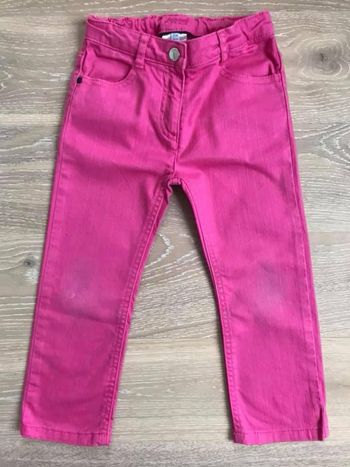 Pantalon jeans Jacadi rose fille 36 mois (3 Ans)