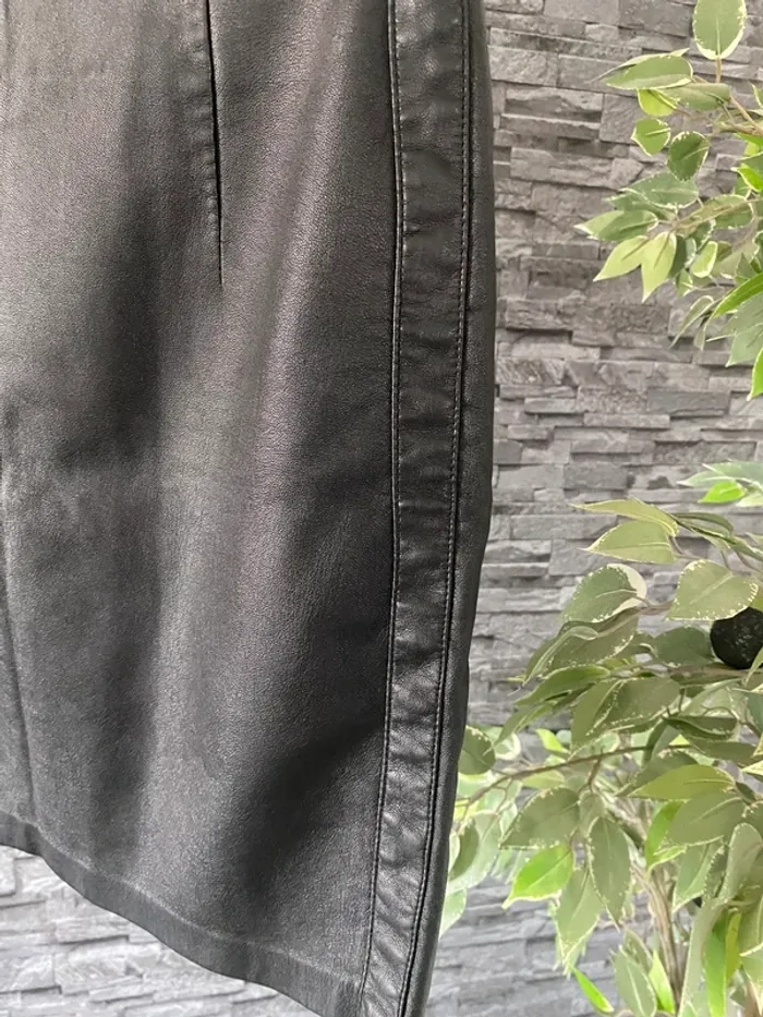 🖤sublime Jupe similicuir noir Camaïeu - Taille 38 TBE 🖤 - photo numéro 3