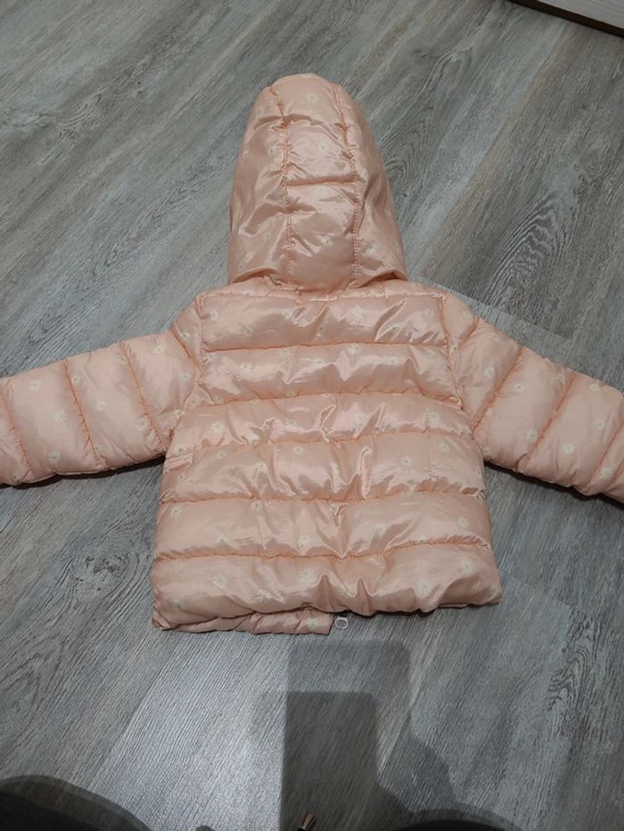 Doudoune avec capuche chaude a fleurs - photo numéro 8