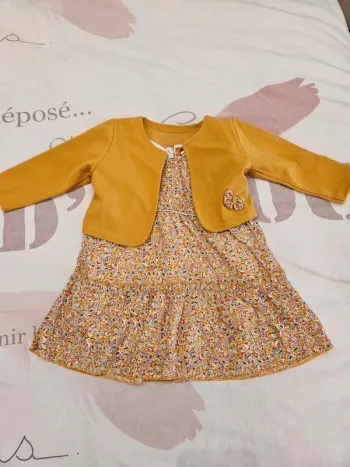 Robe et gilet 12 mois, P'tit Môme