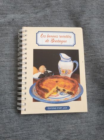 Livre les bonnes recettes de Bretagne
