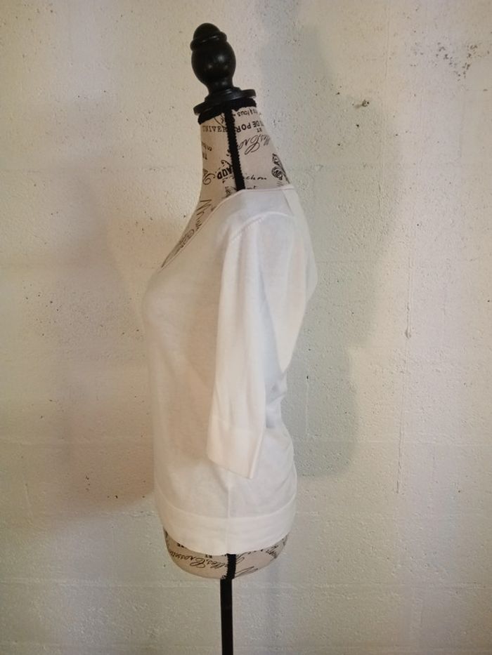 pull blanc Cacharel M - photo numéro 3