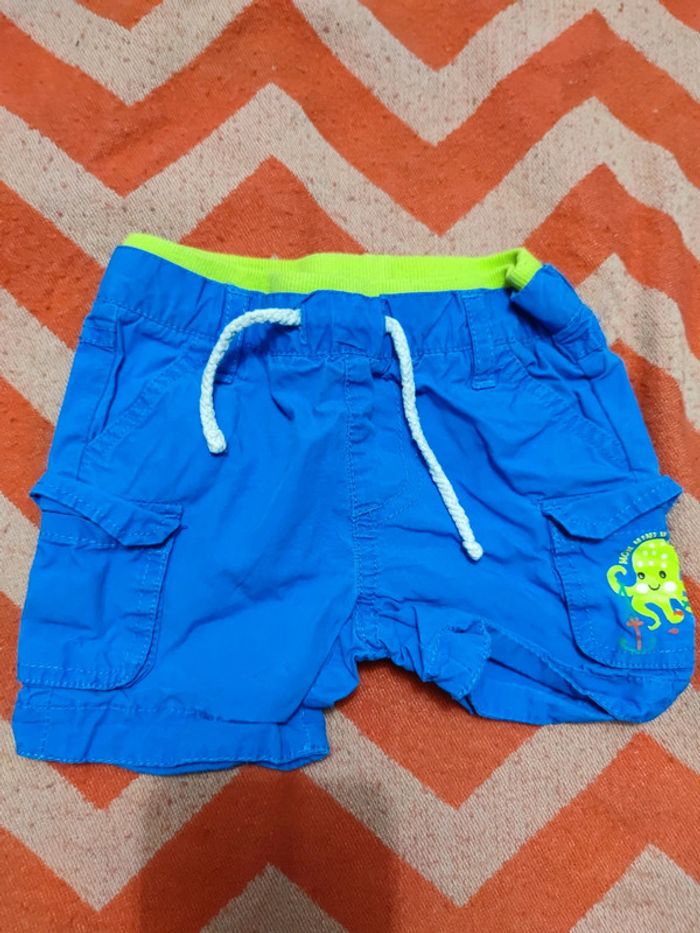 Short plage poulpe T.3 mois