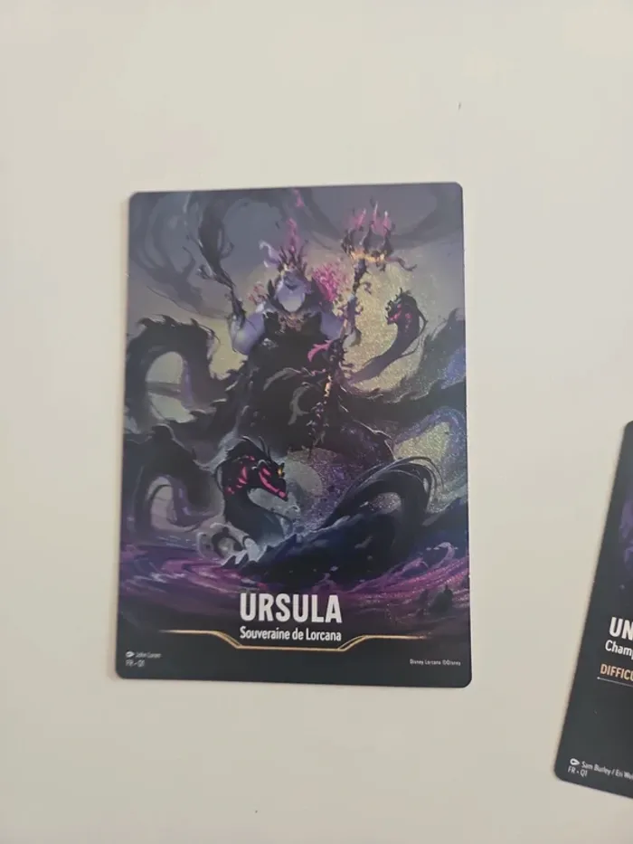 Lot de cartes Disney Lorcana Ursula - photo numéro 2