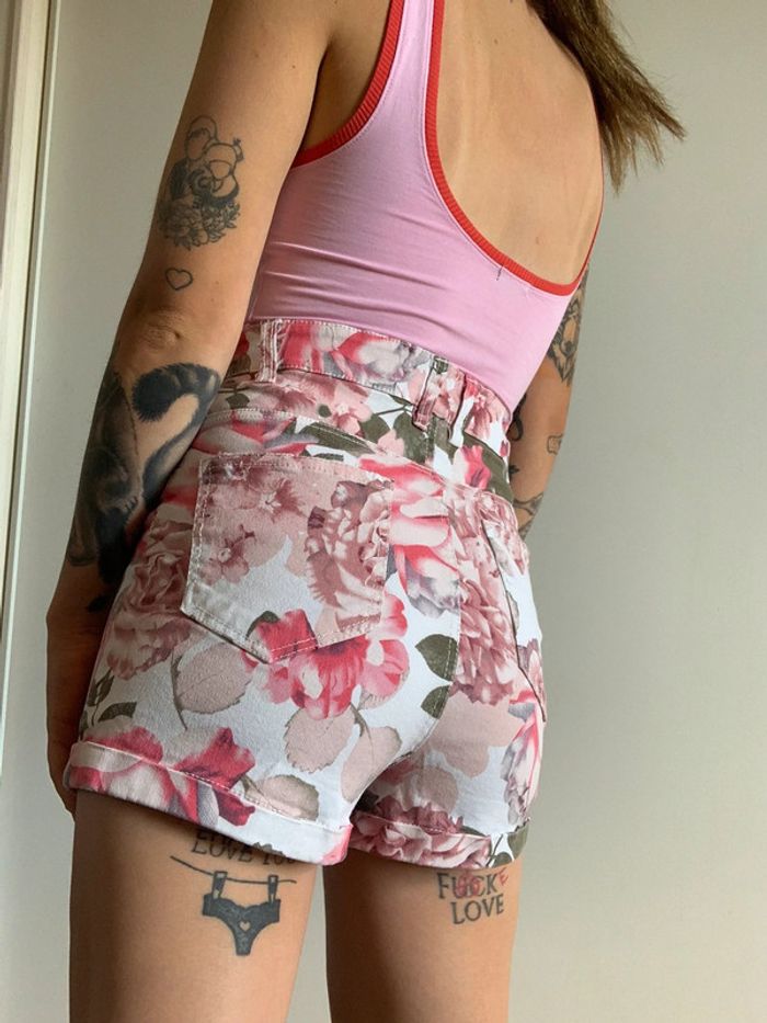 Short jean taille haute amisu taille 36 s - photo numéro 5
