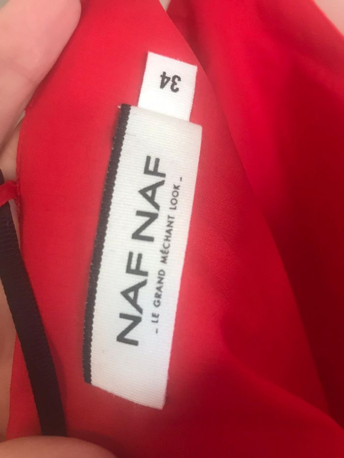 Robe rouge Nafnaf - Taille 34 - photo numéro 3