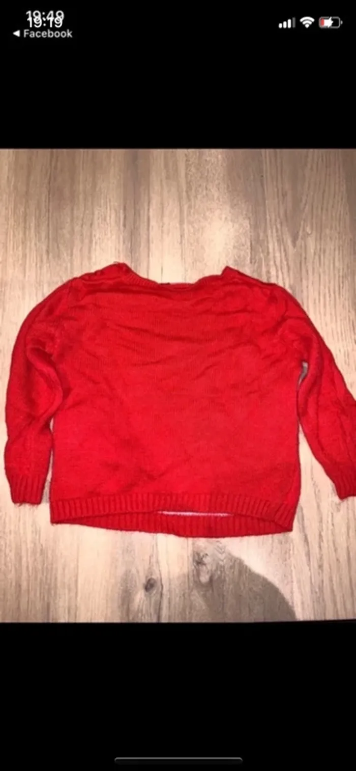 Pull de Noël Minnie taille 18 mois - photo numéro 4