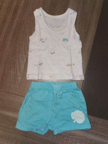 Ensemble short débardeur