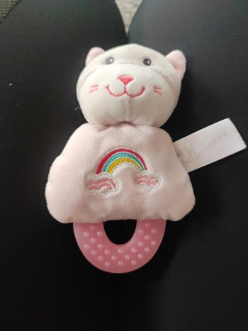 Anneau dentaire avec peluche