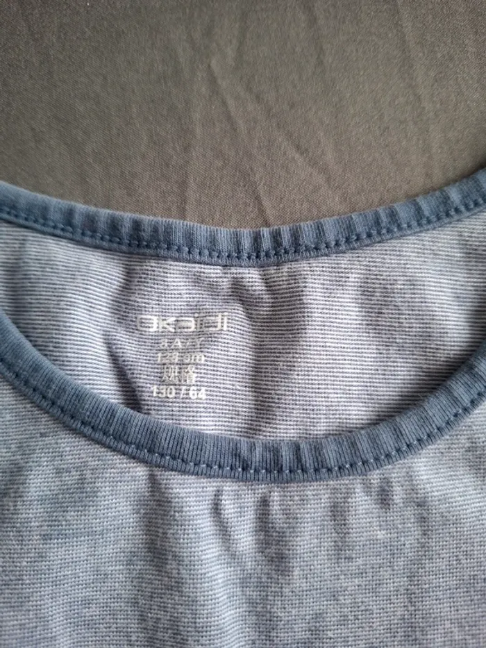 Lot de 6 débardeurs Okaïdi bleu gris garçon 8 ans - photo numéro 6