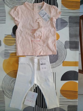 Ensemble kiabi neuf, 9 mois