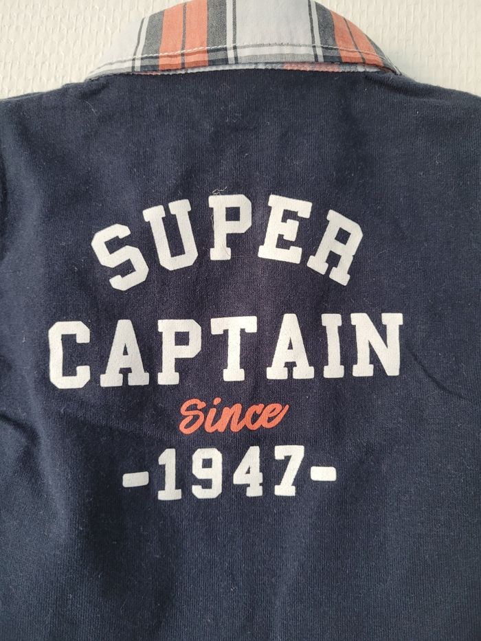 Polo marine Gemo 6 mois TBE - photo numéro 5