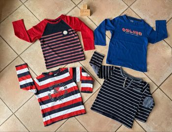Tee-shirts manches longues garçon 4 ans