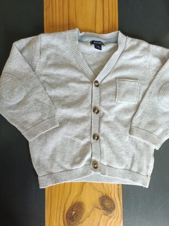 Gilet gris garçon