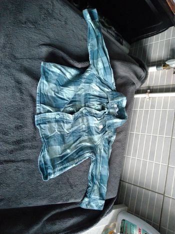 Jean + chemise lulu castagnette 12 mois
