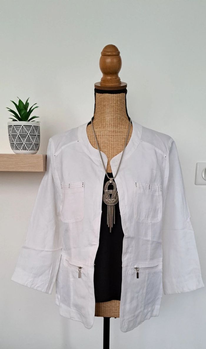 Veste blanche Armand Thiery - photo numéro 2