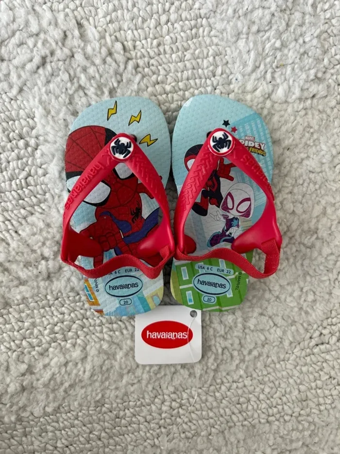 Tong Havaianas Spidey